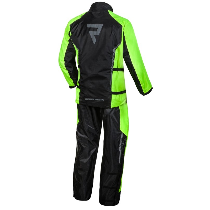 Mantello da moto Rebelhorn Patrol giallo fluo-nero