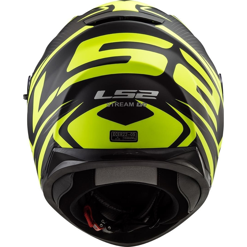 Casco moto integrale LS2 FF320 Stream Evo Jink nero-giallo fluo
