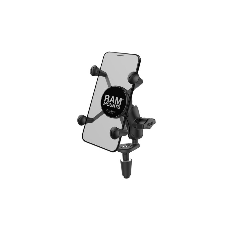 RAM Mounts X-Grip supporto per telefono cellulare con attacco al collo per manubri di motociclette