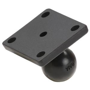 RAM monta un adattatore rettangolare con perno da 1".
