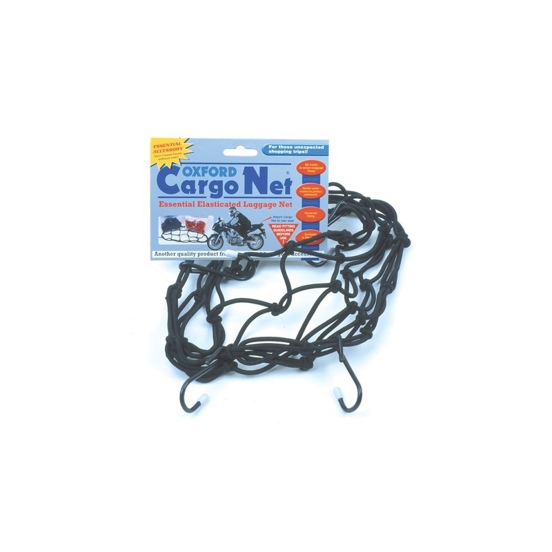 Rete portapacchi flessibile per moto Oxford 30x30 cm