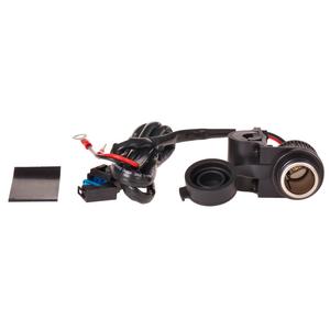 Presa Oxford Standard 12V con presa per il montaggio su manubri da 22 e 25 mm di diametro