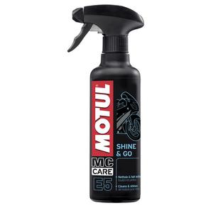 Motul E5 Shine and Go Spray per il trattamento della plastica