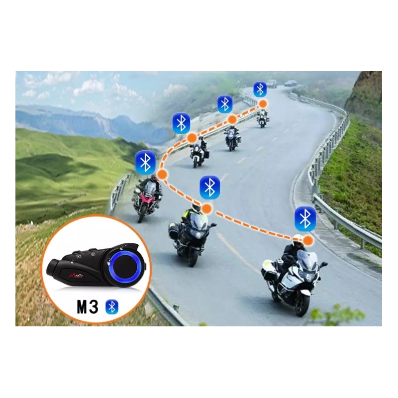 Interfono Bluetooth MaxTo M3 con telecamera FULL HD SONY