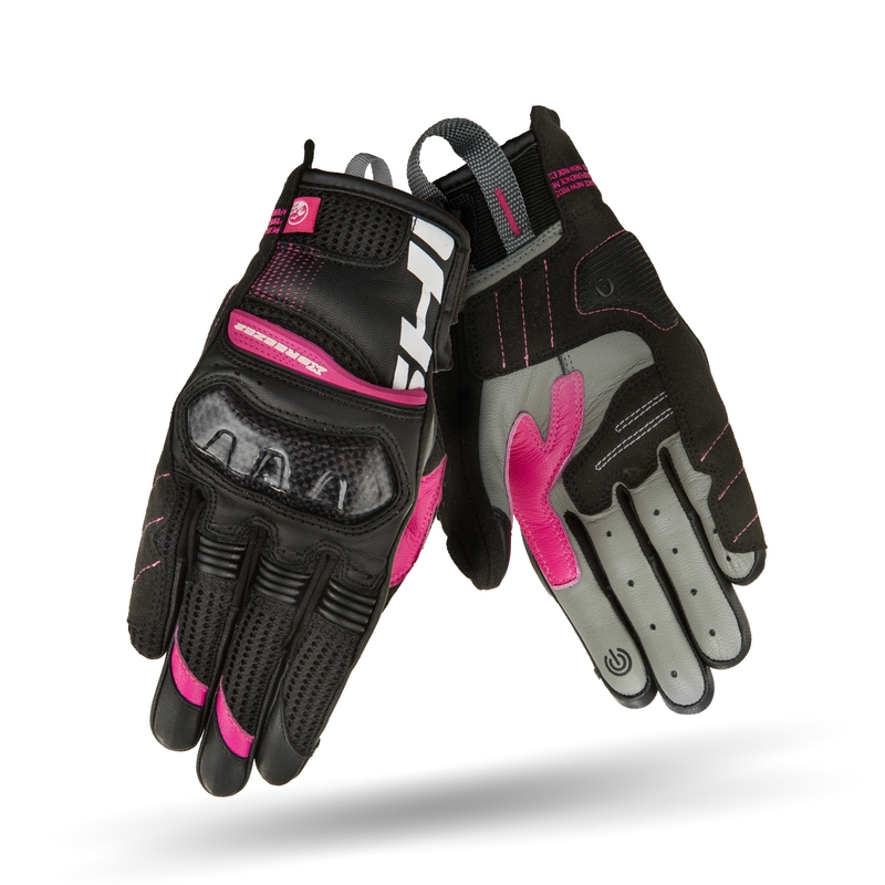 Guanti da moto da donna Shima X-Breeze 2 nero e rosa