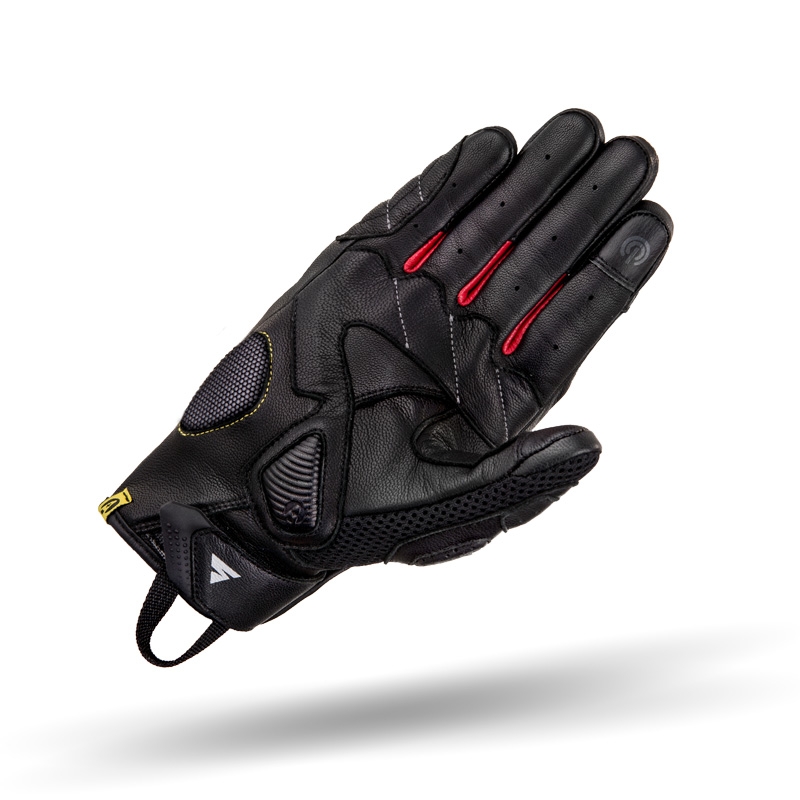 Guanti da moto Shima Rush nero-rosso