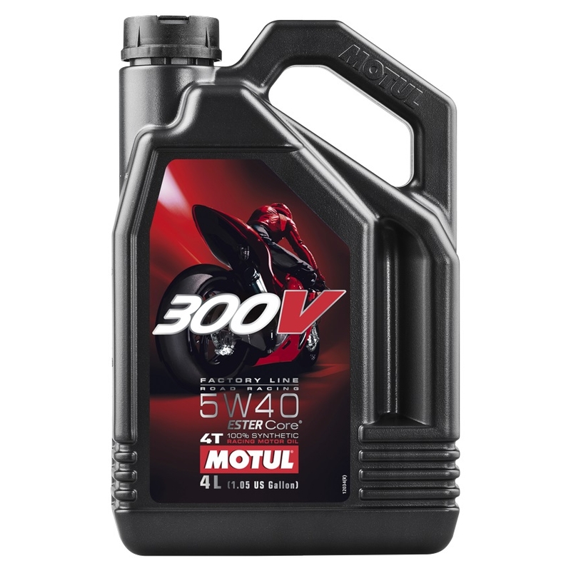 Olio Motul 300V 4T FL Road Racing 5W40 4 l