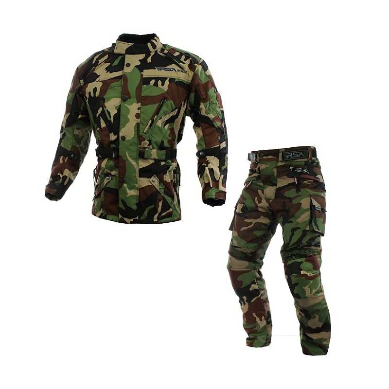 Tuta da moto da uomo RSA Mask - 2 pezzi Saldi