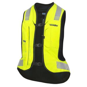 Gilet airbag elettronico HELITE e-Turtle giallo fluo