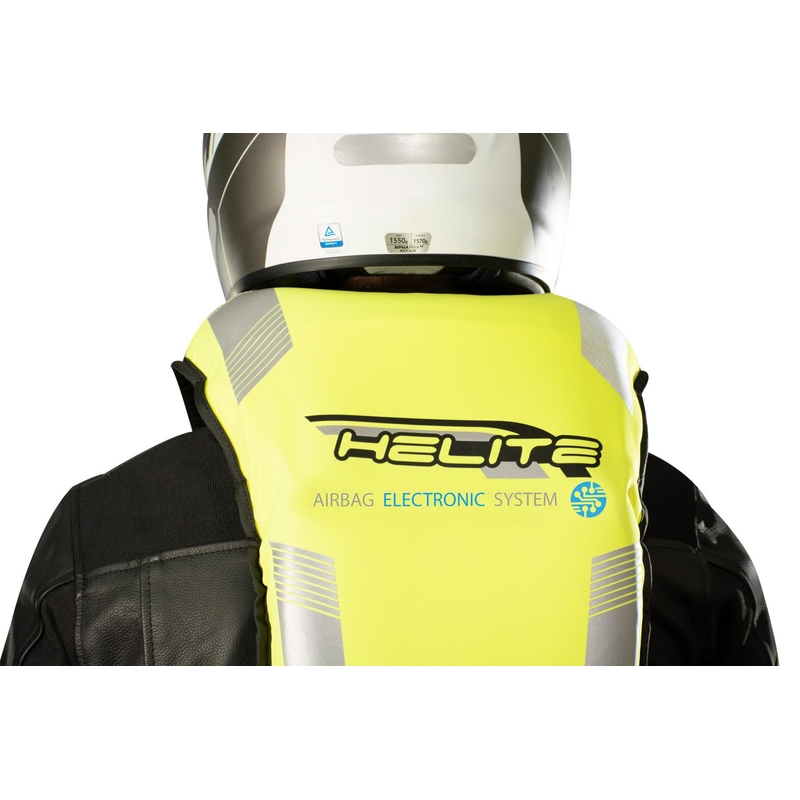 Gilet airbag elettronico HELITE e-Turtle giallo fluo