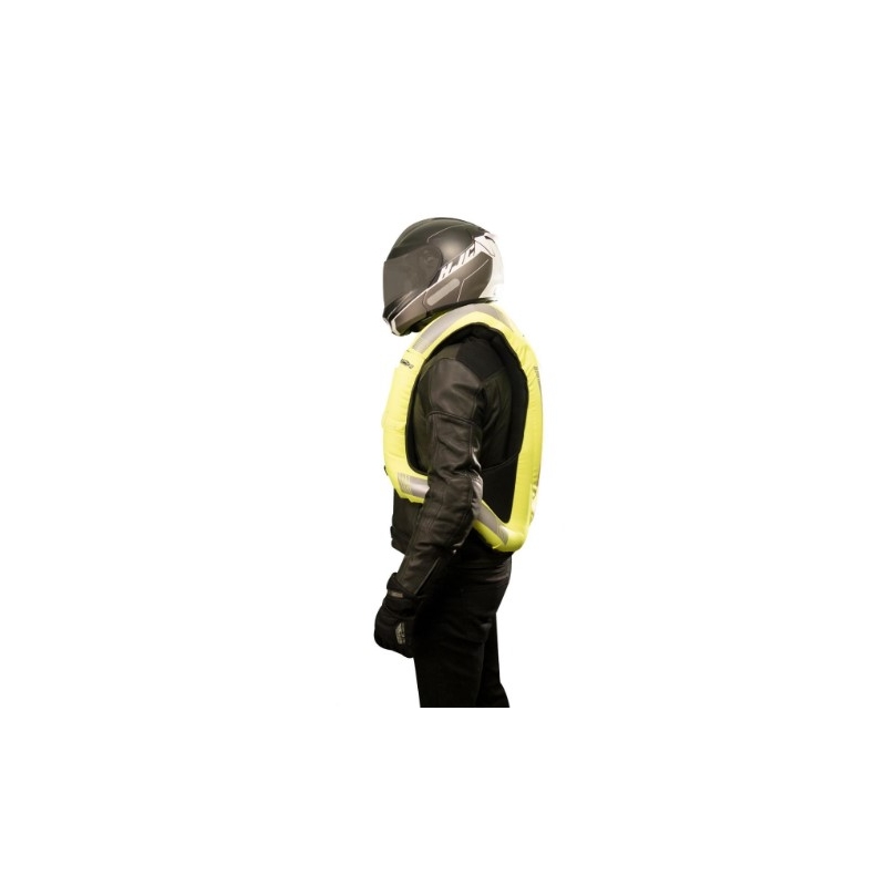 Gilet airbag elettronico HELITE e-Turtle giallo fluo