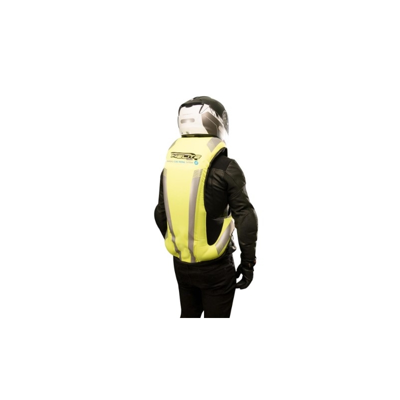 Gilet airbag elettronico HELITE e-Turtle giallo fluo