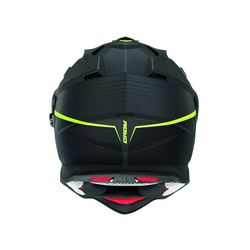 Enduro přilba NOX N312 Crow černo-fluo žlutá výprodej