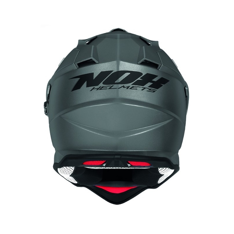 Casco da enduro NOX N312 argento