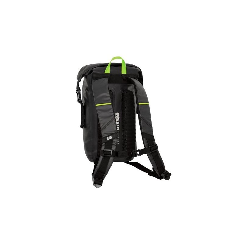 Vodotěsný batoh Oxford AQUA EVO černo-fluo žlutý 12 l
