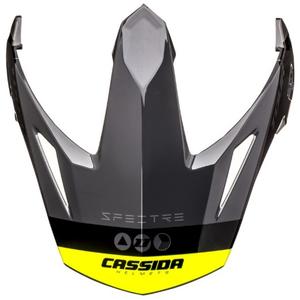 Cassida Tour 1.1 Spectre visiera casco nero-grigio-giallo fluo