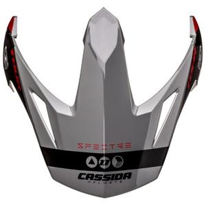 Cassida Tour 1.1 Spectre visiera casco nero-grigio-rosso