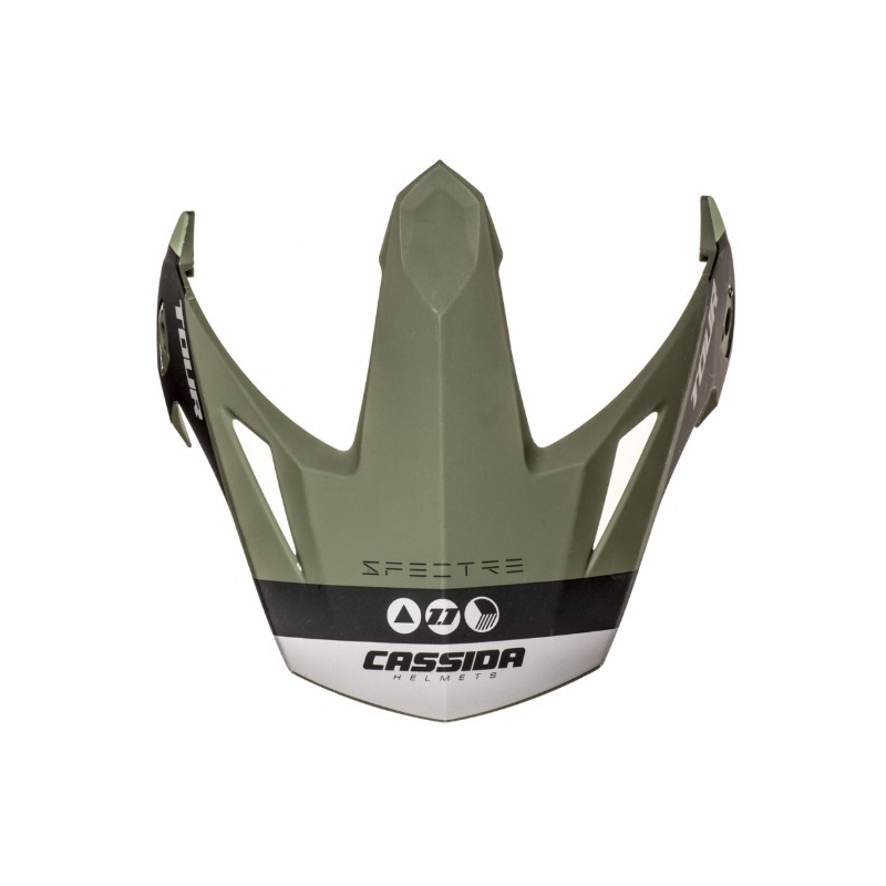 Visiera per casco Cassida Tour 1.1 Spectre nero-grigio-verde