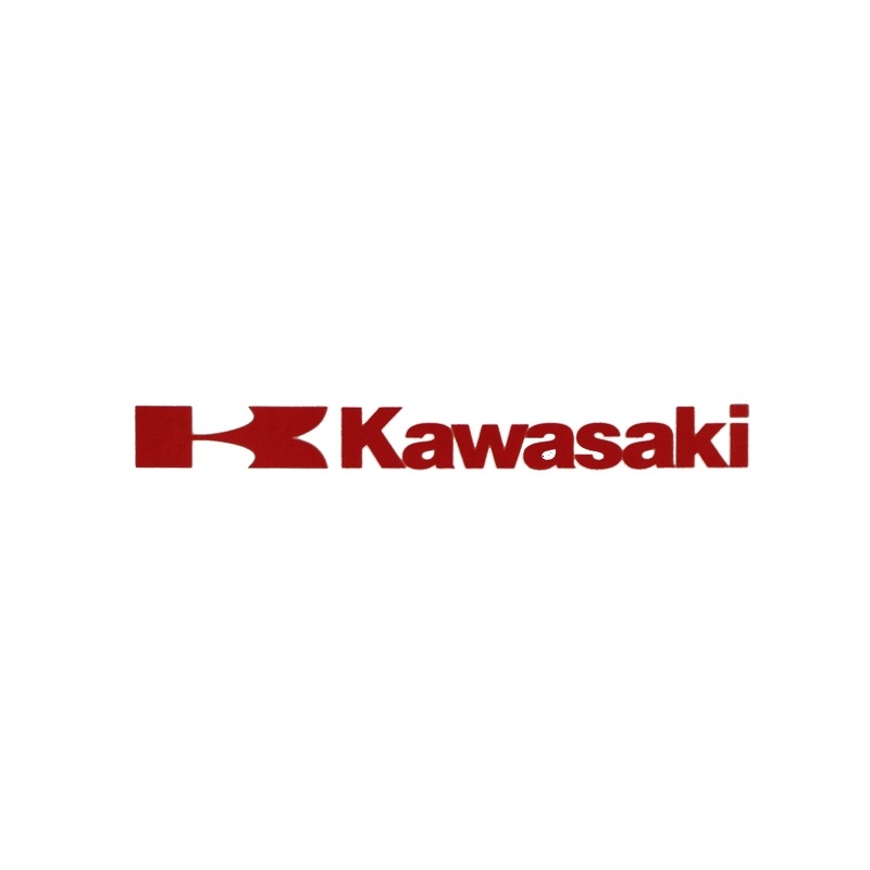 Adesivo Kawasaki rosso