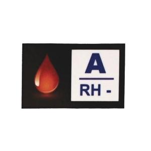Adesivo con gruppo sanguigno A RH-