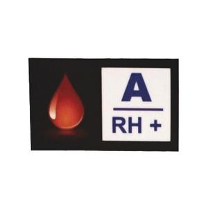 Sticker con gruppo sanguigno A RH+