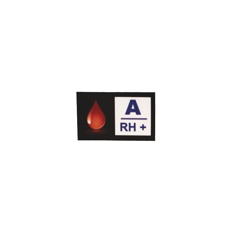 Sticker con gruppo sanguigno A RH+