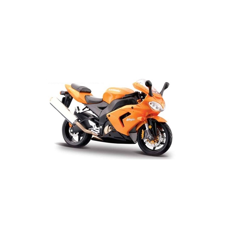 Model motocyklu Maisto Kawasaki ZX-10R oranžová