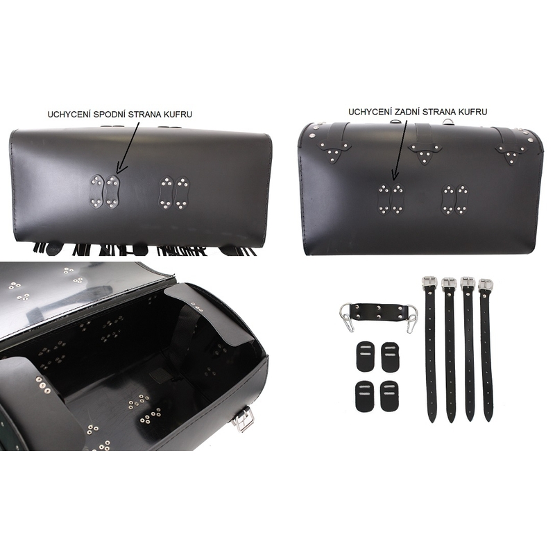 Chopper RSA-1C custodia in pelle per moto