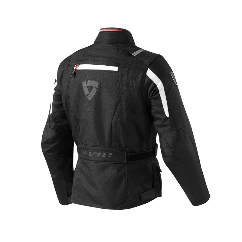 Dámská bunda na motorku Revit Voltiac černo/bílá výprodej