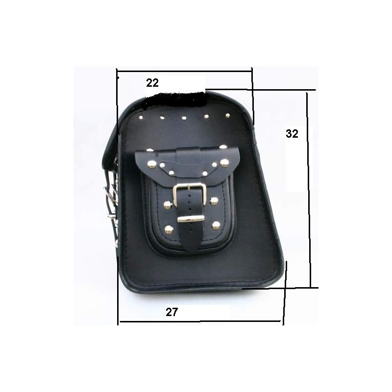 Chopper RSA-18B custodia in pelle per moto con serratura