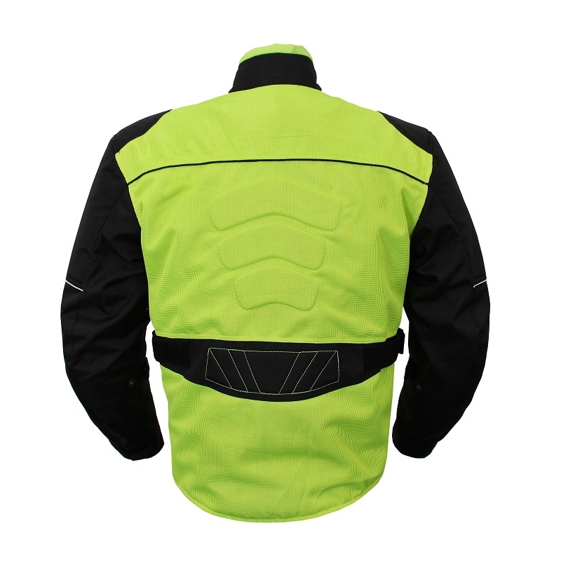 Bunda na motorku RSA Airforce černo-fluo žlutá výprodej