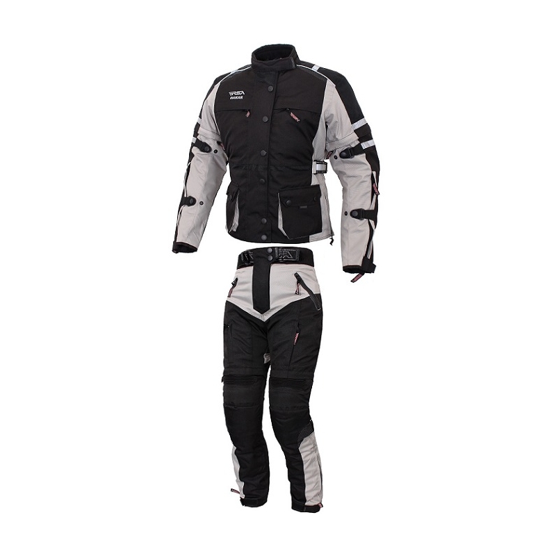 Tuta da moto RSA Dakar da donna, grigio Saldi