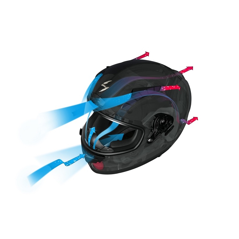 Integrální přilba na motorku Scorpion EXO-2000 bílá výprodej